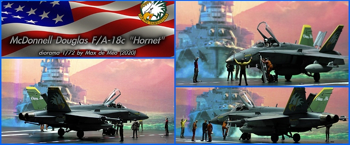 collage Diorama F7A-18C