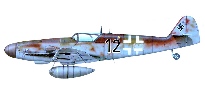 Messerschmitt-Bf-109G6R3-Erla-ANR-2Gr4Sqn-Black-12-Carlo-Cavagliano-Italy-1944-0A