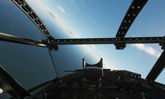 a) vista cockpit 26 fps min